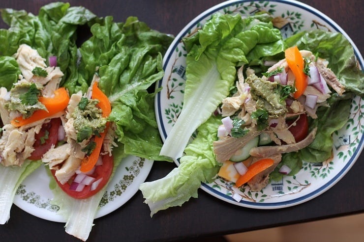 Chicken Sandwich Wraps