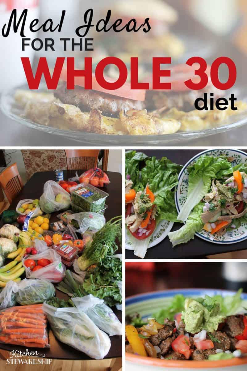 Meal ideas for the whole 30 diet