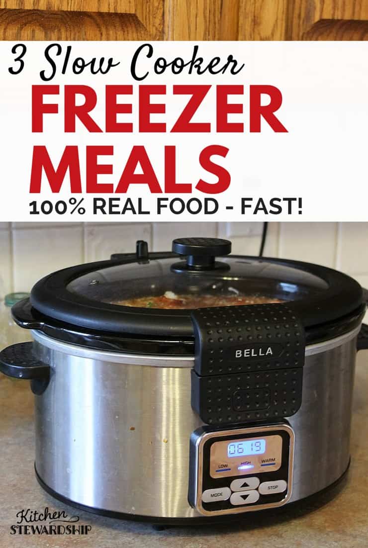 3 Slow Cooker Freezer Meals Pinterest