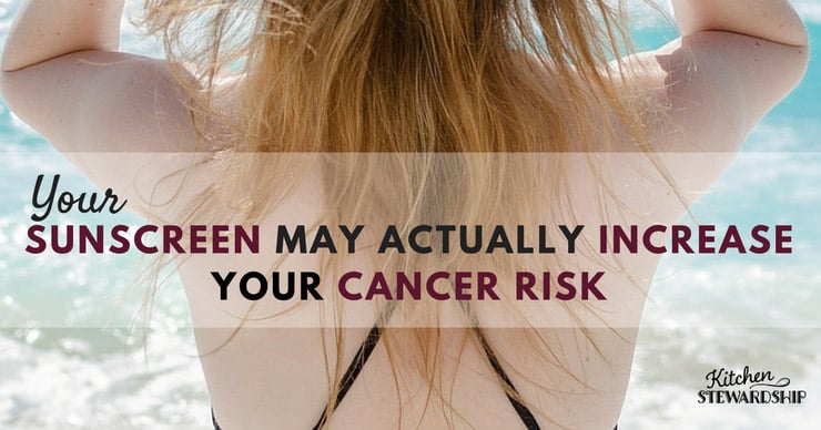 Sunscreen may increase the risk of cancer