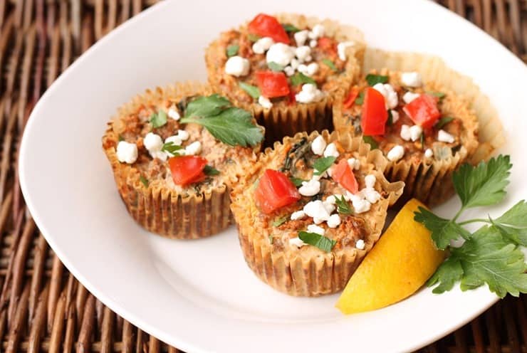 Pizza or Greek Meat Muffins can be Paleo and Whole 30