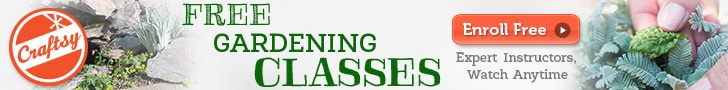Craftsy has FREE Gardening Classes