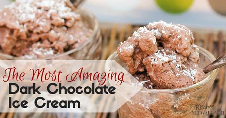 Dark Chocolate Ice Cream