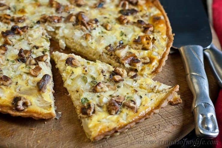 Fennel Walnut and Brie Tart 1024