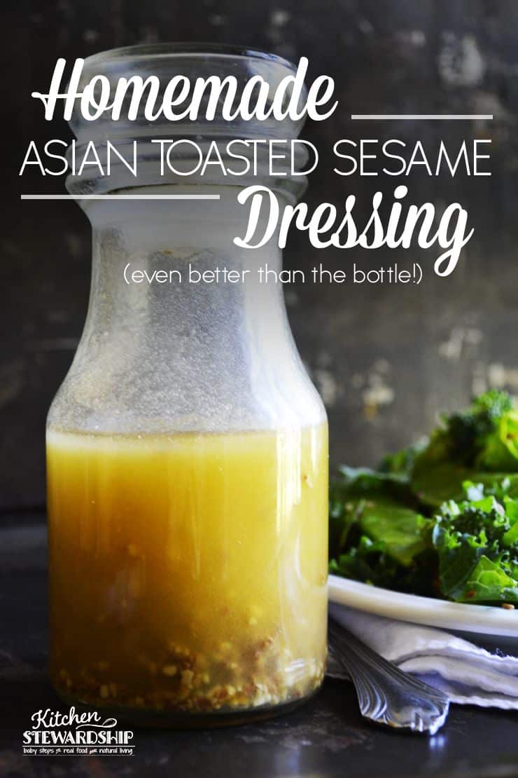 Asian Toasted Sesame Dressing Recipe
