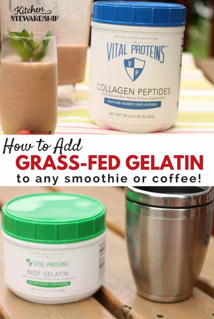 What is "cold-soluble" gelatin? You'll need it for a high protein smoothie if you don't want to kill your blender. (How to add gelatin to coffee too!) Collagen is easier than you think to use.