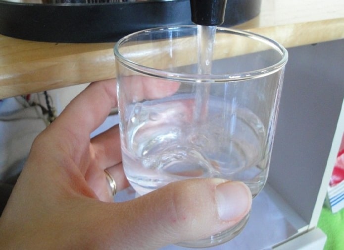 Glass of water