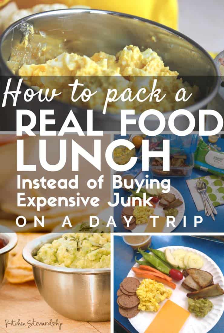 How to pack a Real Food Lunch Instead of Buying Expensive Junk