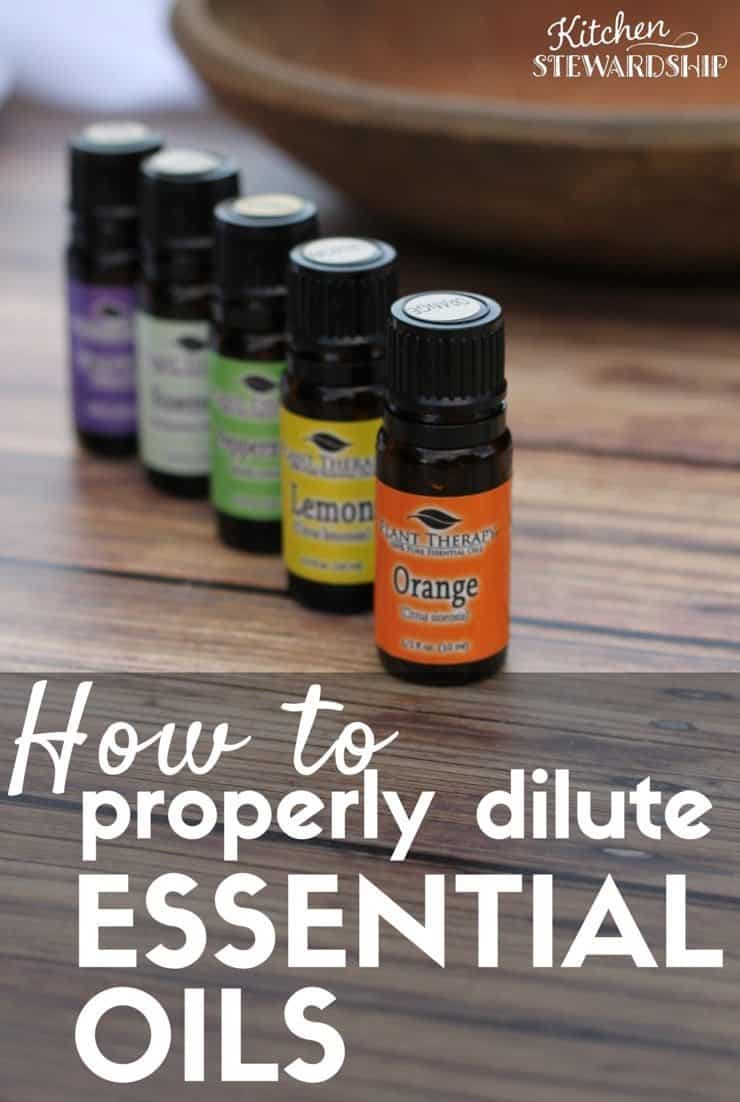 how to properly dilute essential oils