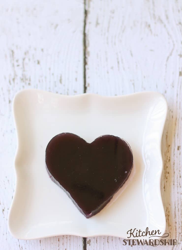heart shaped gelatin