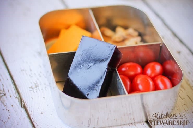 Homemade Jello in a School Lunch