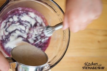 whisk in the gelatin