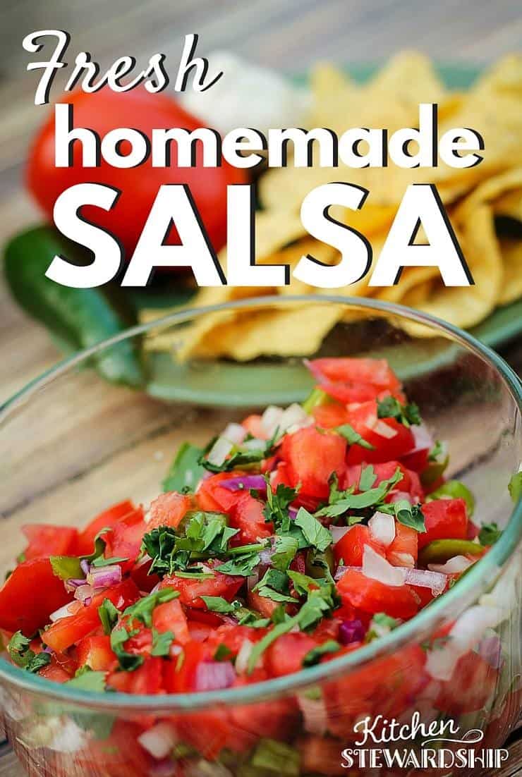 Easy Homemade Fresh Salsa
