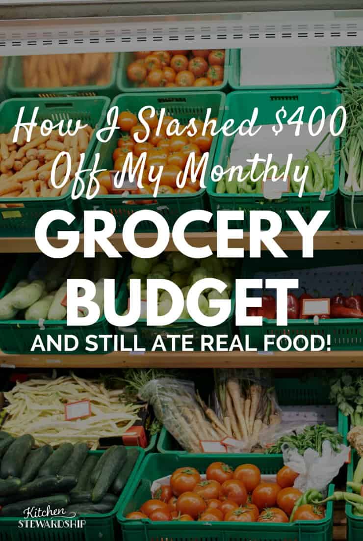 How I Slashed 400 Off My monthly grocery budget pinterest