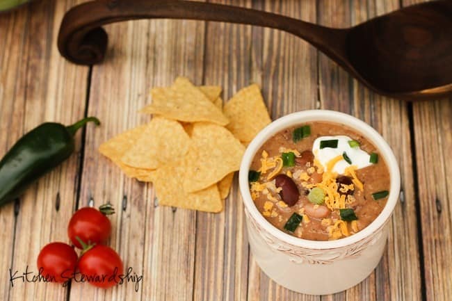 Easy freezer meals three bean soup