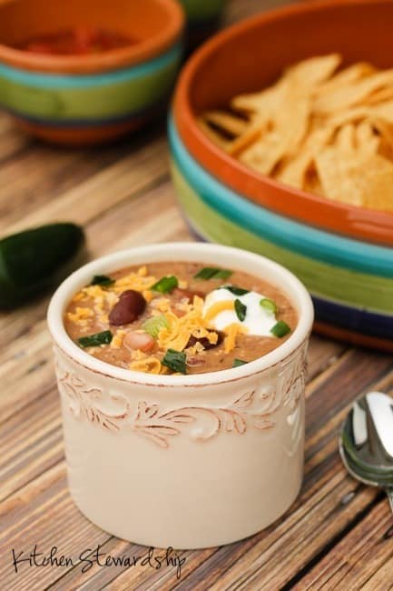 Kid friendly Three Bean Soup Recipe