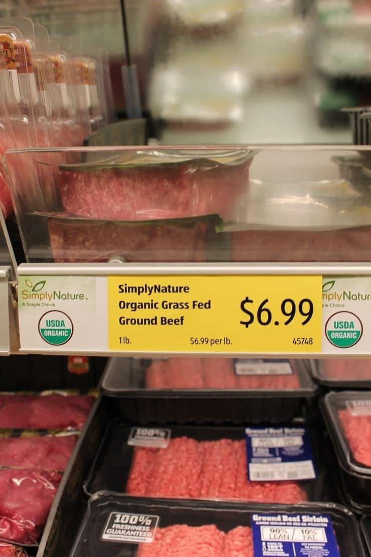 ALDI grassfed ground beef