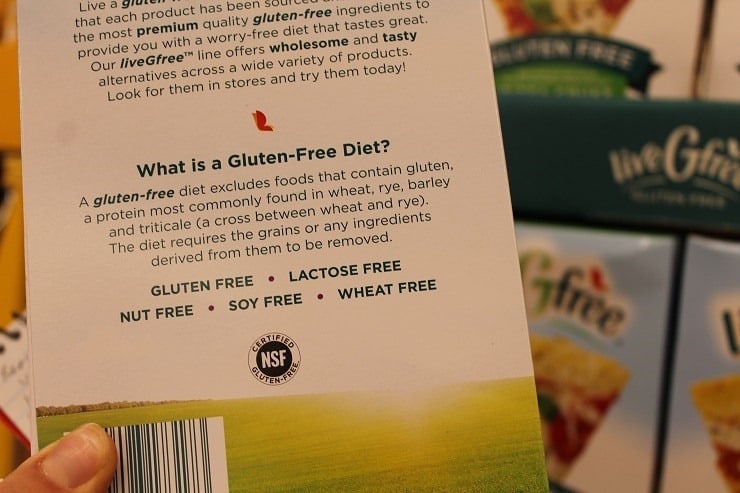 ALDI gluten free and soy free mixes