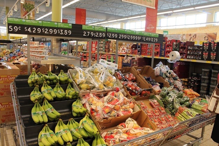 organic produce at ALDI