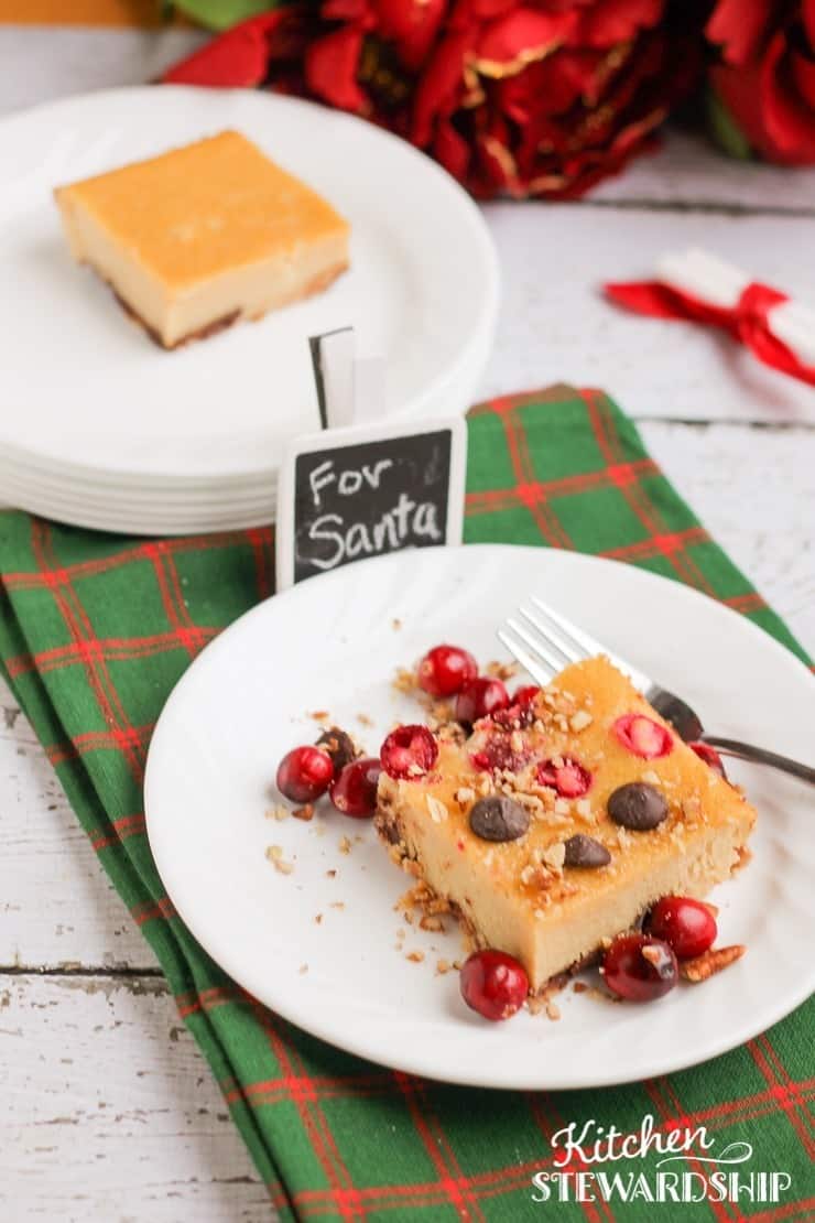 Cardamom Cranberry Christmas Cake grain free and delicious