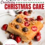 Grain- Free Cardamom Christmas Cake - whip it up in just 5 minutes for moist and delicious! Healthy enough for breakfast!