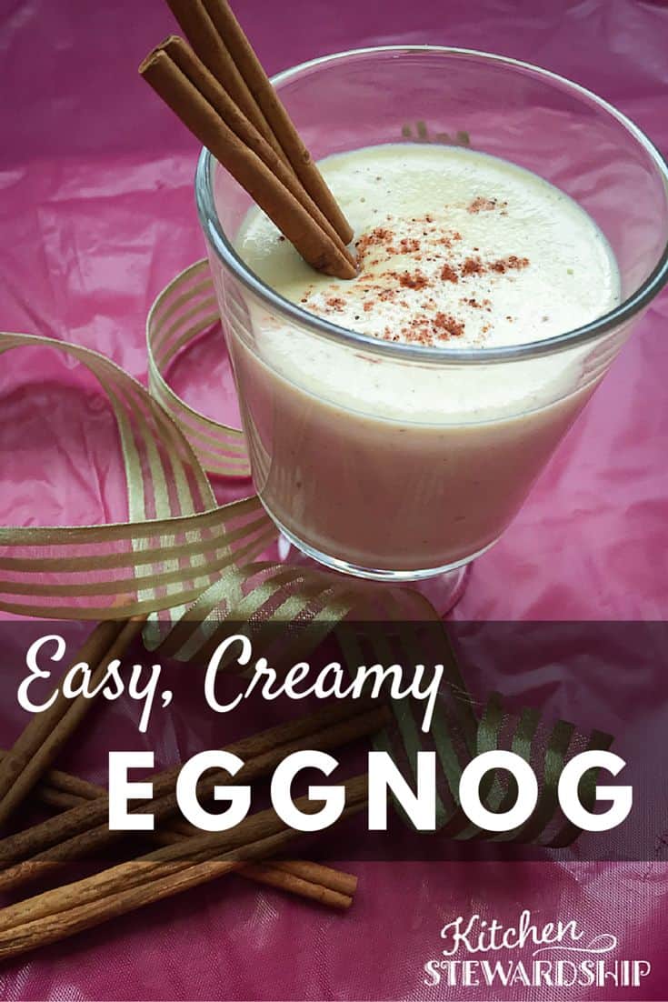 Easy Creamy Cooked Holiday Eggnog Recipe