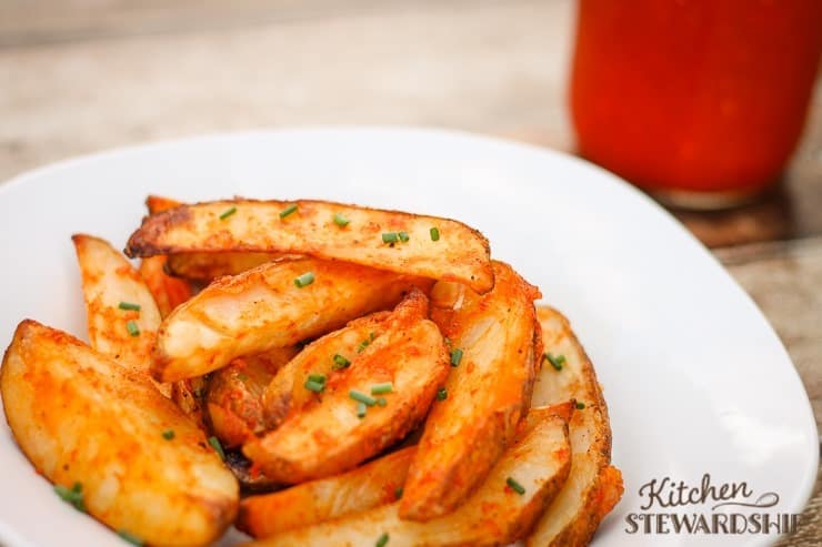 Buffalo Potato Wedges, easy cheap party food