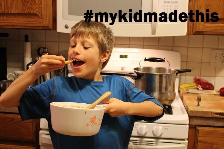 Paul made his own cheesy taco dip by learning a cheese sauce and adding Mexican ingredients