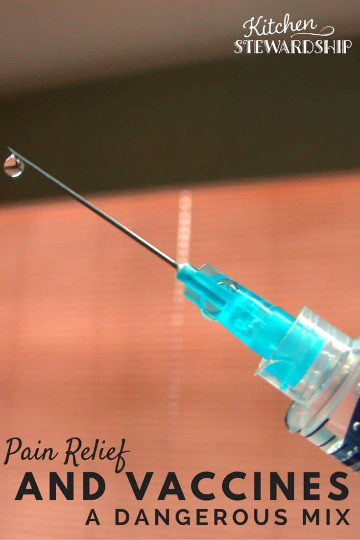 Pain Relief and Vaccines a Dangerous Mix