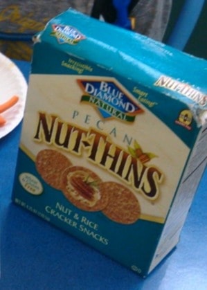 Blue Diamond Nut Thins for lunch