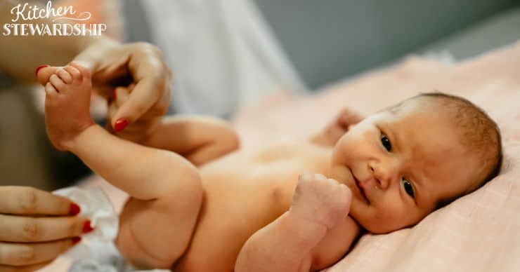 baby diaper changing