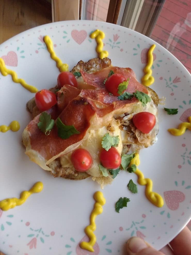 Paleo breakfast from my husband