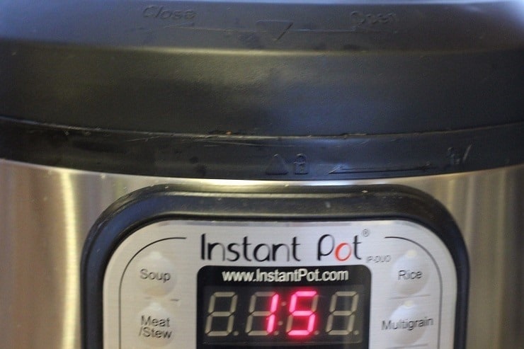 Poultry setting for 15 minutes on high for the Instant Pot