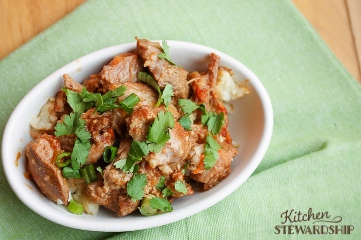 The Bitten Words Pork Vindaloo the cheater way