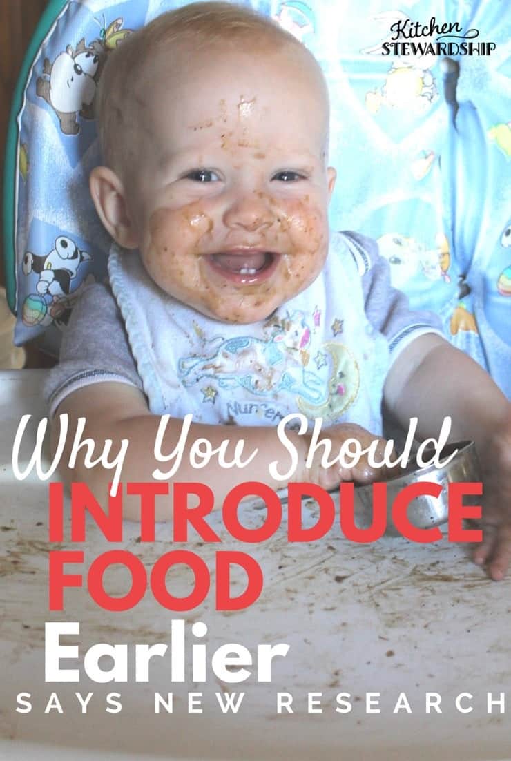 Why You Should Introduce Food Earlier