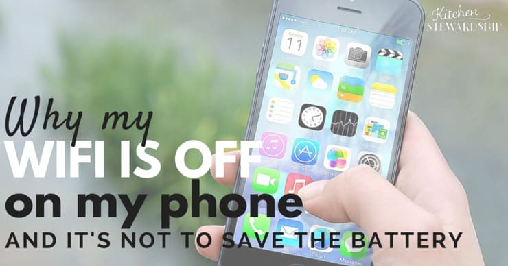Why my WIFI is OFF on my phone (and it's not to save battery)