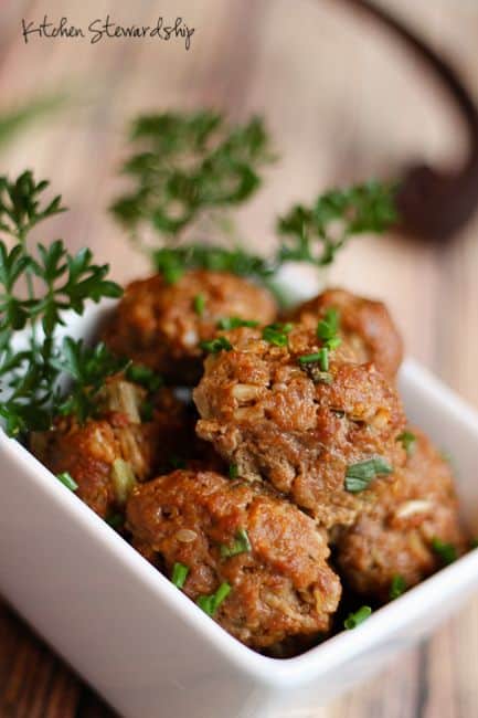 delicious allergy-friendly meatballs