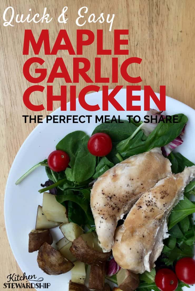 Maple Garlic Chicken Recipe Take and Bake