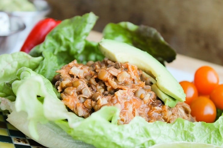 Instant Pot Mexican Chicken Rice and Lentils Gluten free fast and easy