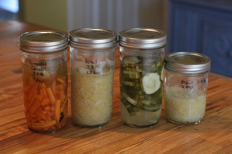 My finished fermented vegetables an experiment I will repeat