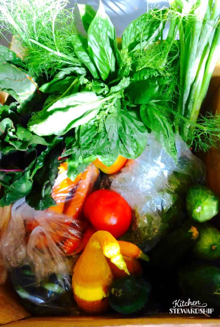 5 Easy Steps for Using a Week’s Share of CSA Vegetables