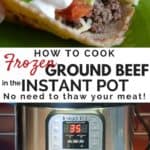 Ground beef taco and an Instant Pot
