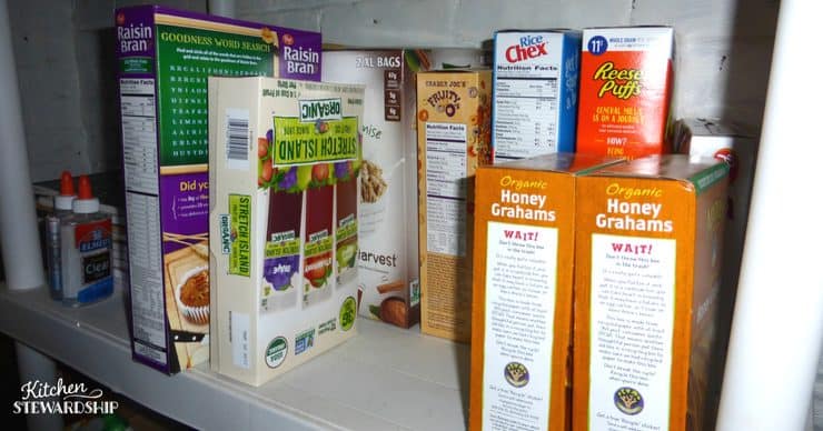 Keeping a stocked pantry can help with meal planning