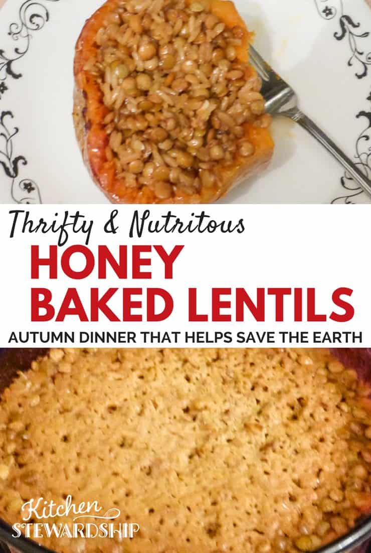 Honey Baked Lentils