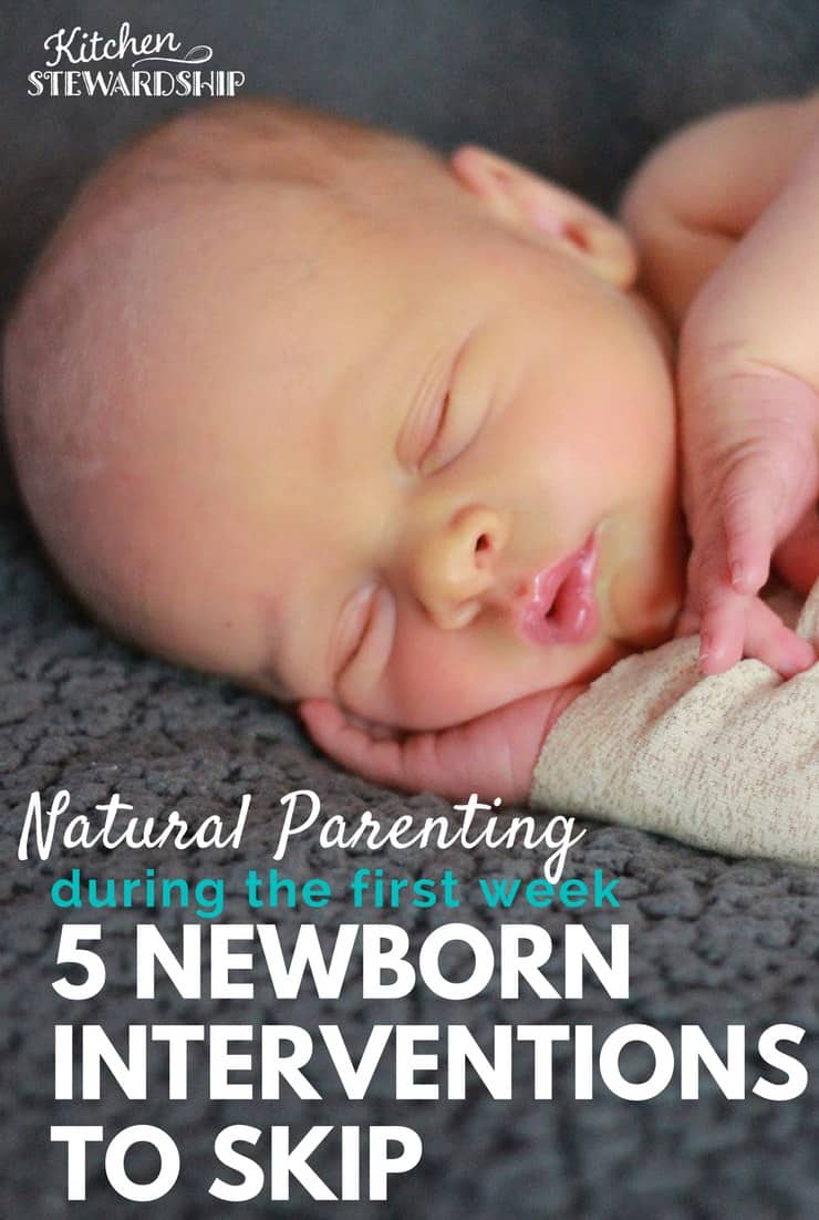 Natural Parenting During The First Week