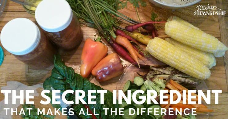 Food prepared with love matters! It can bring you and your family joy and may even taste better!