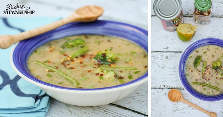 Thai Chicken Stir Fry Soup