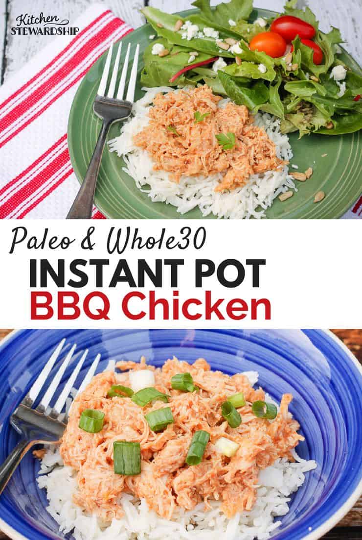 keto Paleo BBQ Chicken with salad