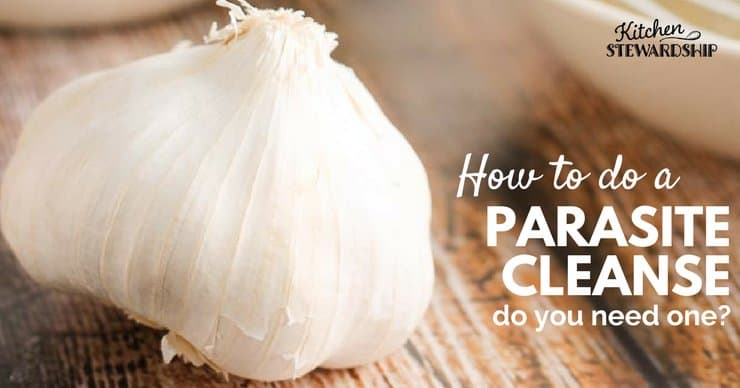 fresh garlic for a parasite cleanse