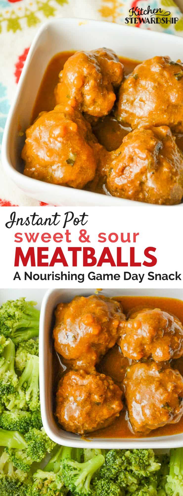 Instant Pot Sweet And Sour Meatballs
